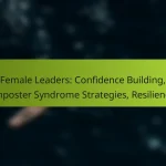 Female Leaders: Confidence Building, Imposter Syndrome Strategies, Resilience