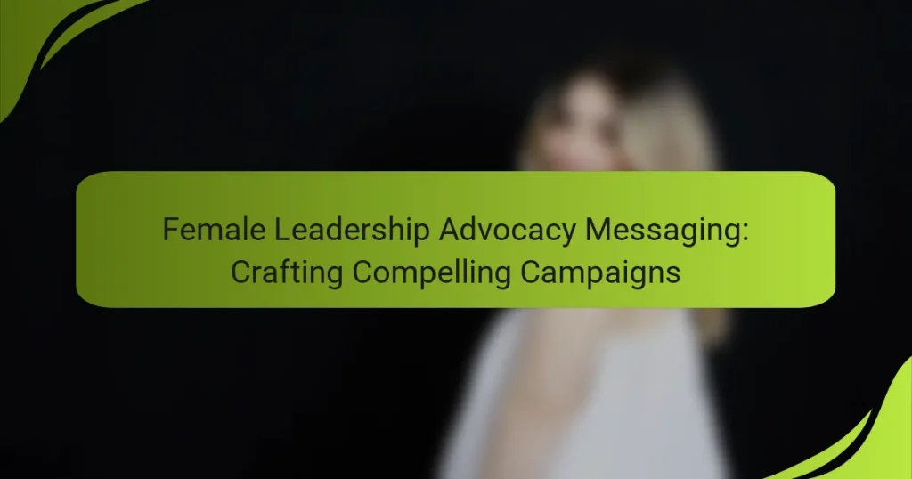 Female Leadership Advocacy Messaging: Crafting Compelling Campaigns