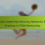 Female Leadership Advocacy Networks: Best Practices in STEM Mentorship