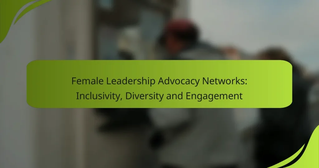 Female Leadership Advocacy Networks: Inclusivity, Diversity and Engagement