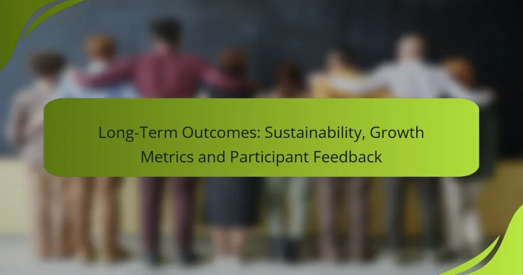 Long-Term Outcomes: Sustainability, Growth Metrics and Participant Feedback